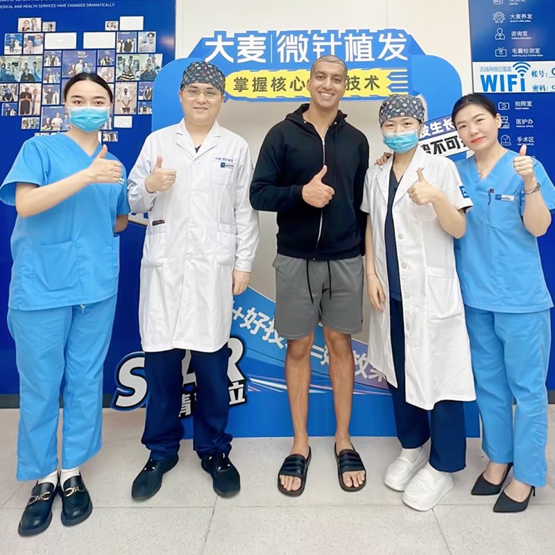 Happy Hair Transplant Patient - Barley Hospital