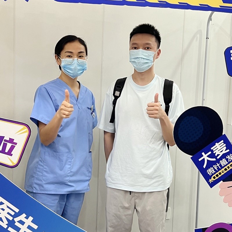 Happy Hair Transplant Patient - Barley Hospital
