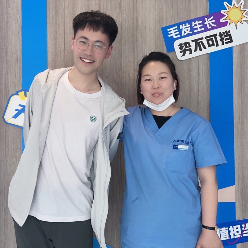 Happy Hair Transplant Patient - Barley Hospital