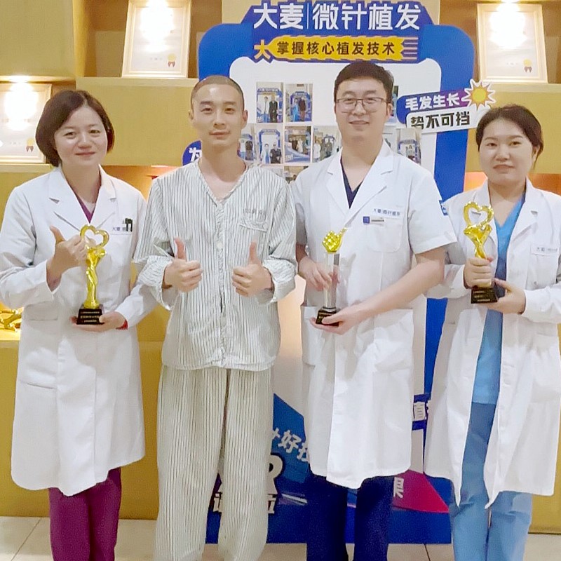 Happy Hair Transplant Patient - Barley Hospital