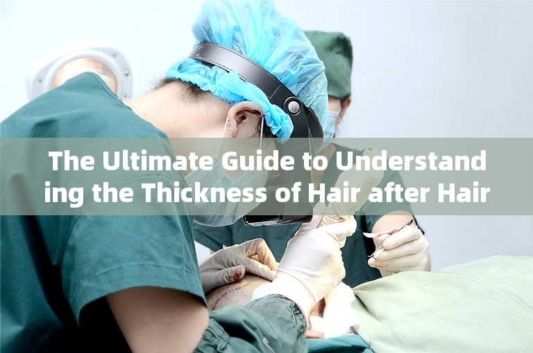 The Ultimate Guide to Understanding the Thickness of Hair after Hair Transplantation